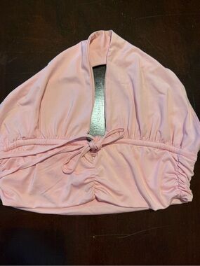 Princess Polly Light Pink Halter Tank Top
